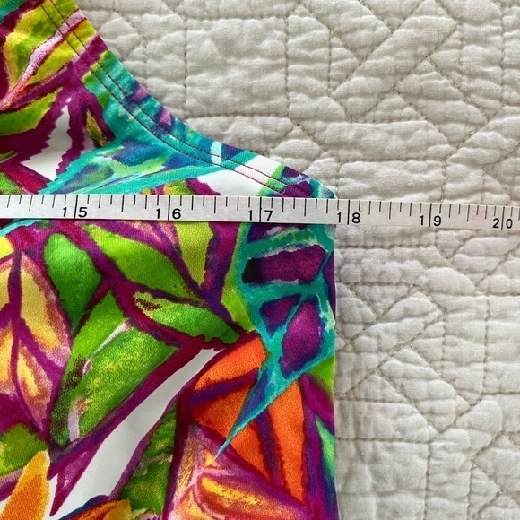 LAUREN Ralph‎ Lauren Bold Floral One Piece Swimsuit Size 20W - Picture 8 of 15